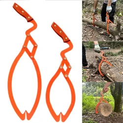 Log Tongs Hand Lifting Grapple Hook Wooden Claw Suit for Garden Wood Handling Tools Firewood Tongs Log Lifter 8/12/20 inch