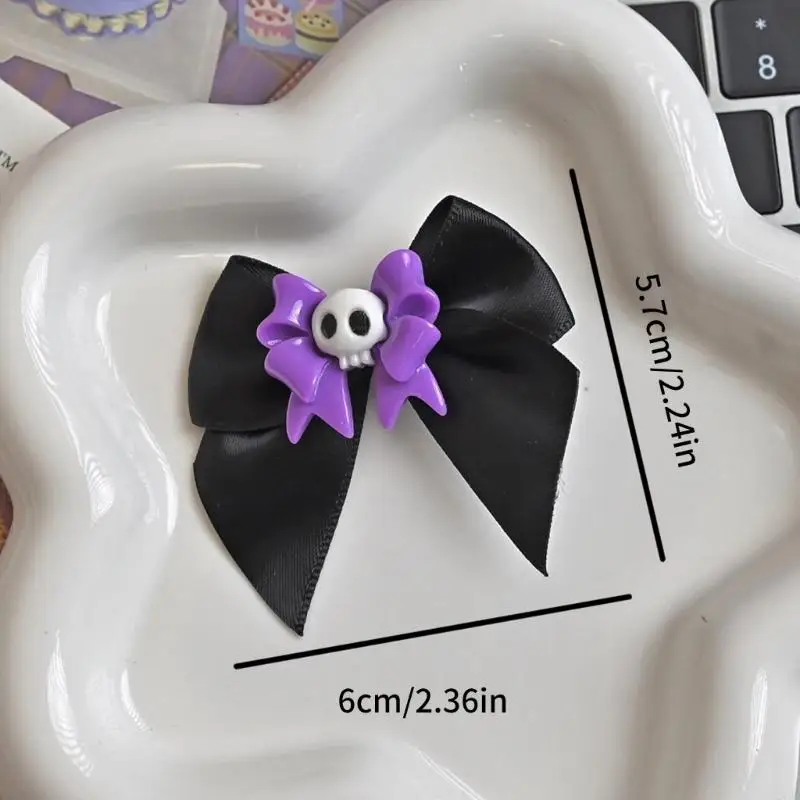 270D Bowknot 머리핀 Antiskid 어린이 헤어 클립 재미 있은 소녀 머리핀 메이크업 헤어 클립 여성용 할로윈 의상 액세서리