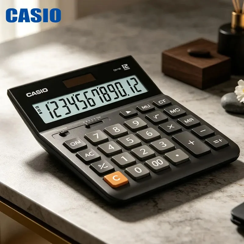 Casio DH12/14 Bookkeeping Calculator High Definition Screen Comfortable Press For Accountant Daily Finance Record MX12/120