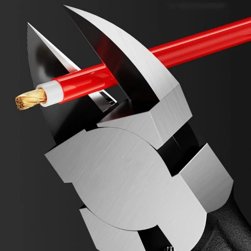 5/6/8 بوصة سلك متجرد متعدد الوظائف عدم الانزلاق سلك كابل القاطع الميكانيكية كهربائي المهنية كماشة DIY بها بنفسك أدوات يدوية