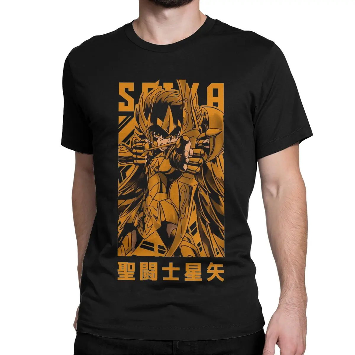 Leisure Knights Of The Zodiac Japanese Anime T-Shirt Men Women O Neck Pure Cotton T Shirt Saints Seiya Tees Gift Idea Clothing