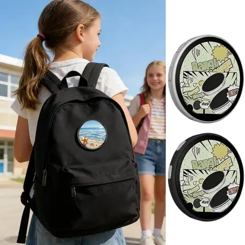 Distintivo Digital Magnético com Tela Sensível ao Toque para Exibição de Fotos, Decoração, Distintivo Digital Inteligente de 1,7 Polegadas para Enfermeiros, Funcionários e Serviços de Negócios