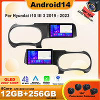 Android14 For Hyundai i10 III 3 2019 - 2023 LHD Car Radio Carplay GPS Navigation Multimedia Video Player WIFI 4G Head Unit QLED