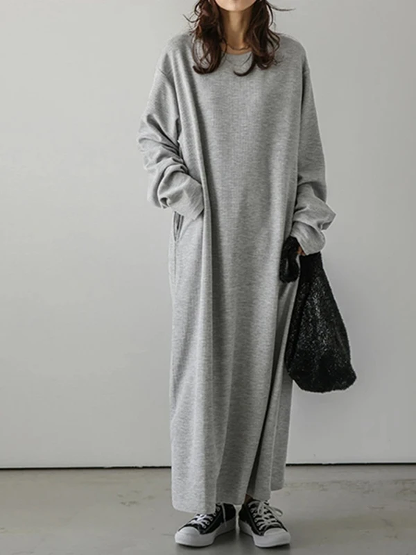 

Свободный длинный све круглый Ne цвет женский Dr японский Sle осеннее новое поступление утягивающий свитшот длинный Dr