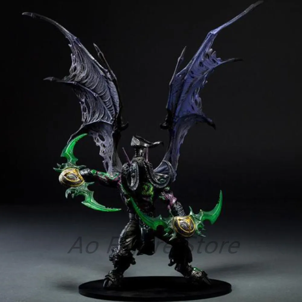 26CM Game Wow Demon Hunter illidan Stormrage PVC Action Figure Toys