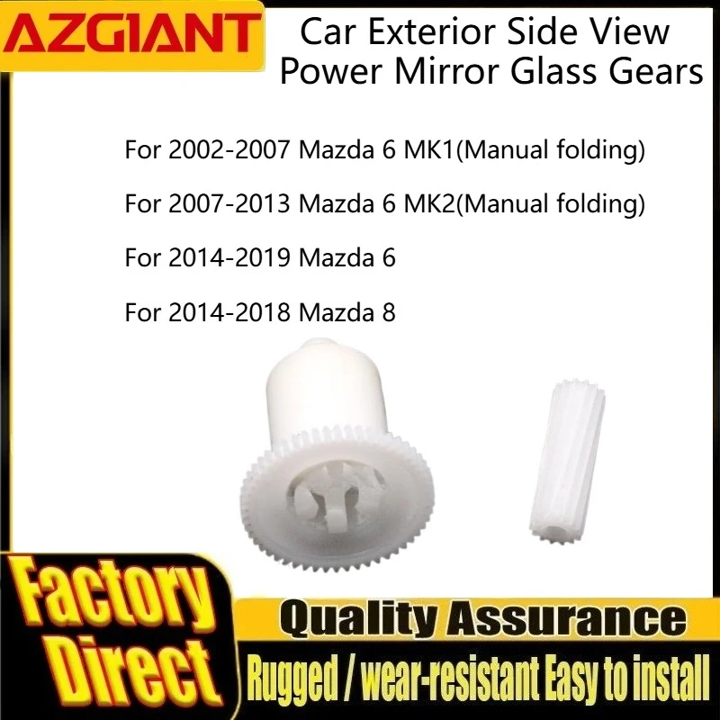 

Car Exterior Side View Power Mirror Glass Gears Actuator original Gears For Mazda 6 MK1 MK2 8 Auto Replacement Parts repair Kit