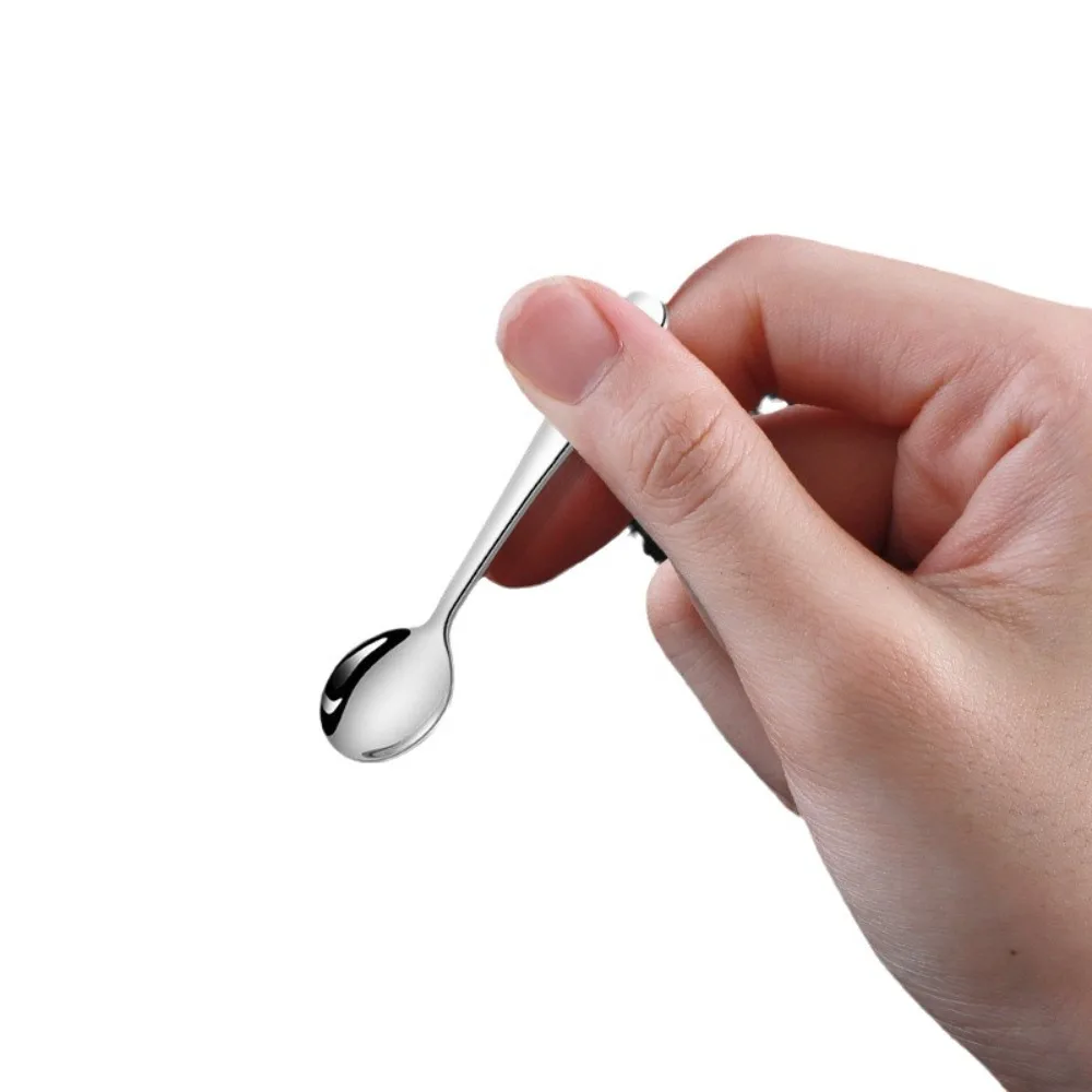 防錆ステンレス鋼ミニスプーン,アイスクリーム,塩,コーヒー,ティースプーン,キッチン,品質,5個
