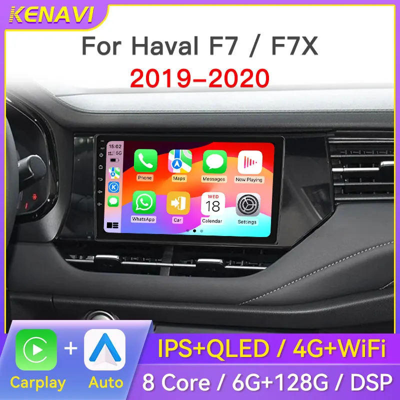 

Android Car Radio For Great Wall Haval F7 F7X 2019-2020 Multimedia Player Navigation GPS WIFI For Wireless Carplay Android Auto