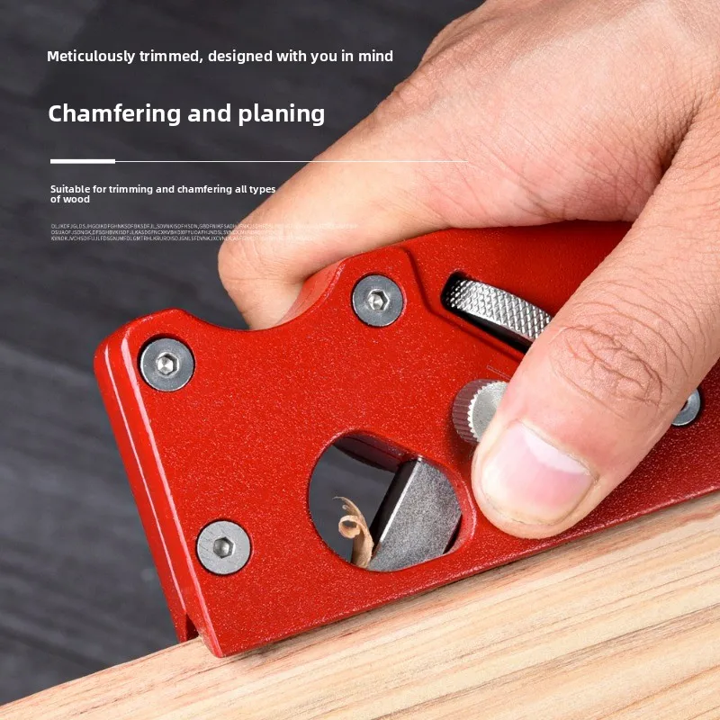 Woodworking Chamfer Hand Plane 45 Degree Edge Trimming Plane With Handle For DIY Wood Edge Rounding Bevel Cutting Chamfer Planer