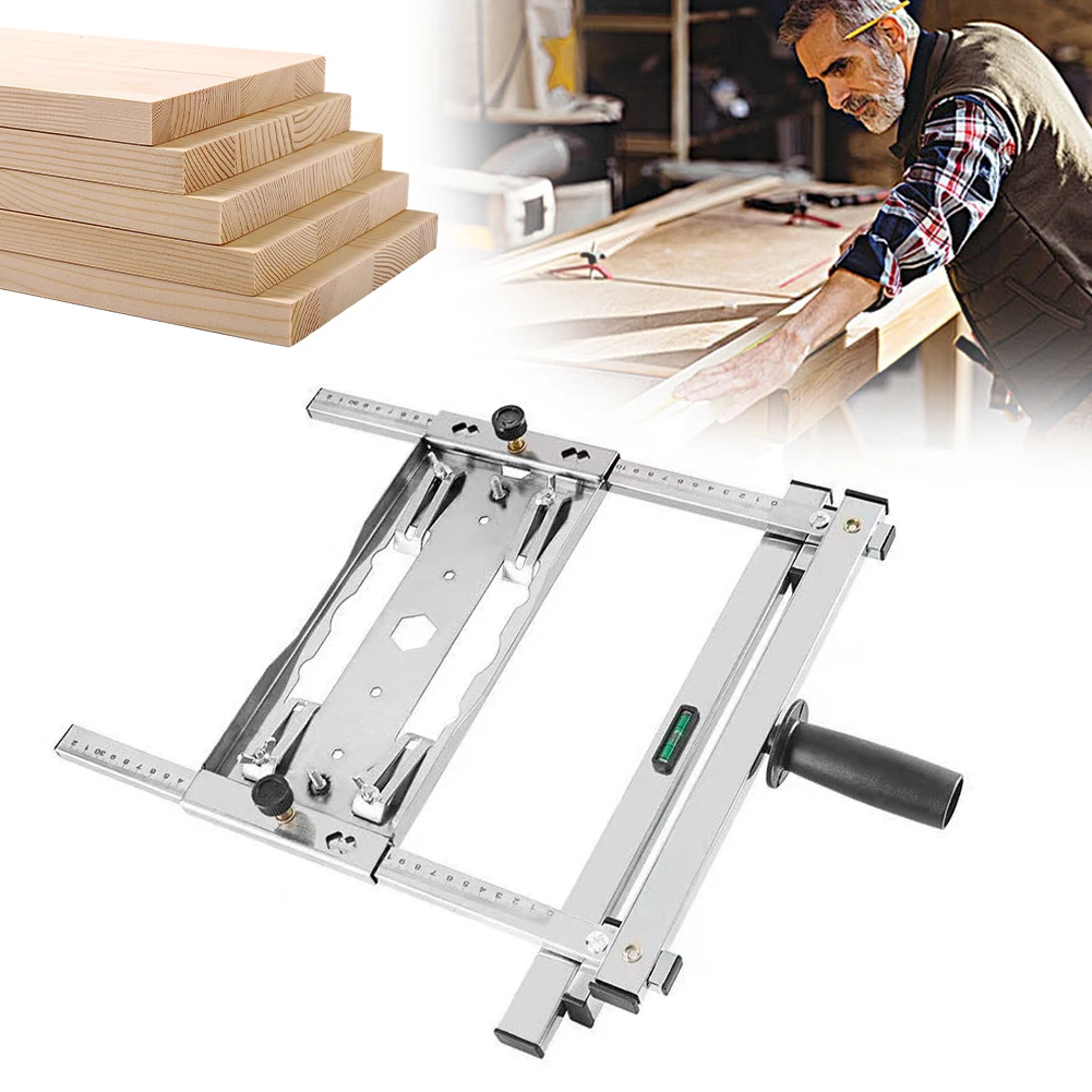 Taglierina per pannelli per la lavorazione del legno Supporto per sega circolare elettrica Guida per il taglio Fresatura su binario Pannello di supporto per posizionamento rapido