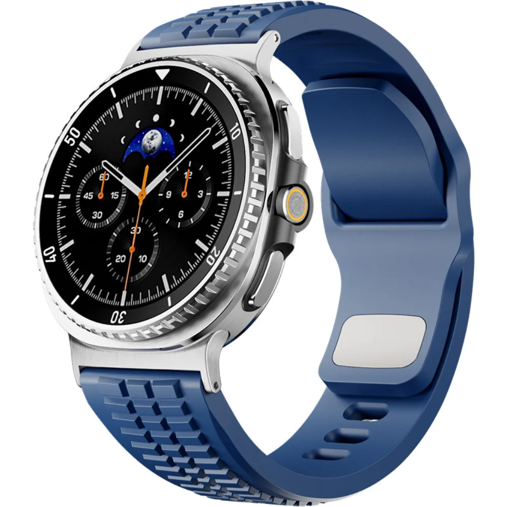 حزام سيليكون رياضي لساعة سامسونج جالاكسي 8 الكلاسيكية 46 مللي متر 8 40 مللي متر 44 مللي متر رجل خارجي لساعة جالاكسي الترا 2025 47 مللي متر 2024 #2