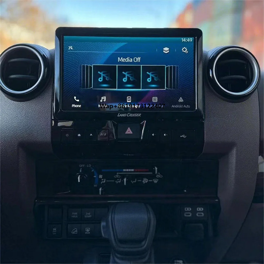 RoadNavi Android 13 Car Radio Wireless CarPlay  Navi for Cruiser LC70 LC71 LC75 LC79 2011-2022 Update to 2024