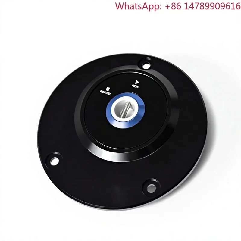 New DTRAD 2025  YZF-R9 High Quality CNC Aluminum Fuel Tank Cap Key Lockable Motorcycle Anti-Theft System Custom Logo