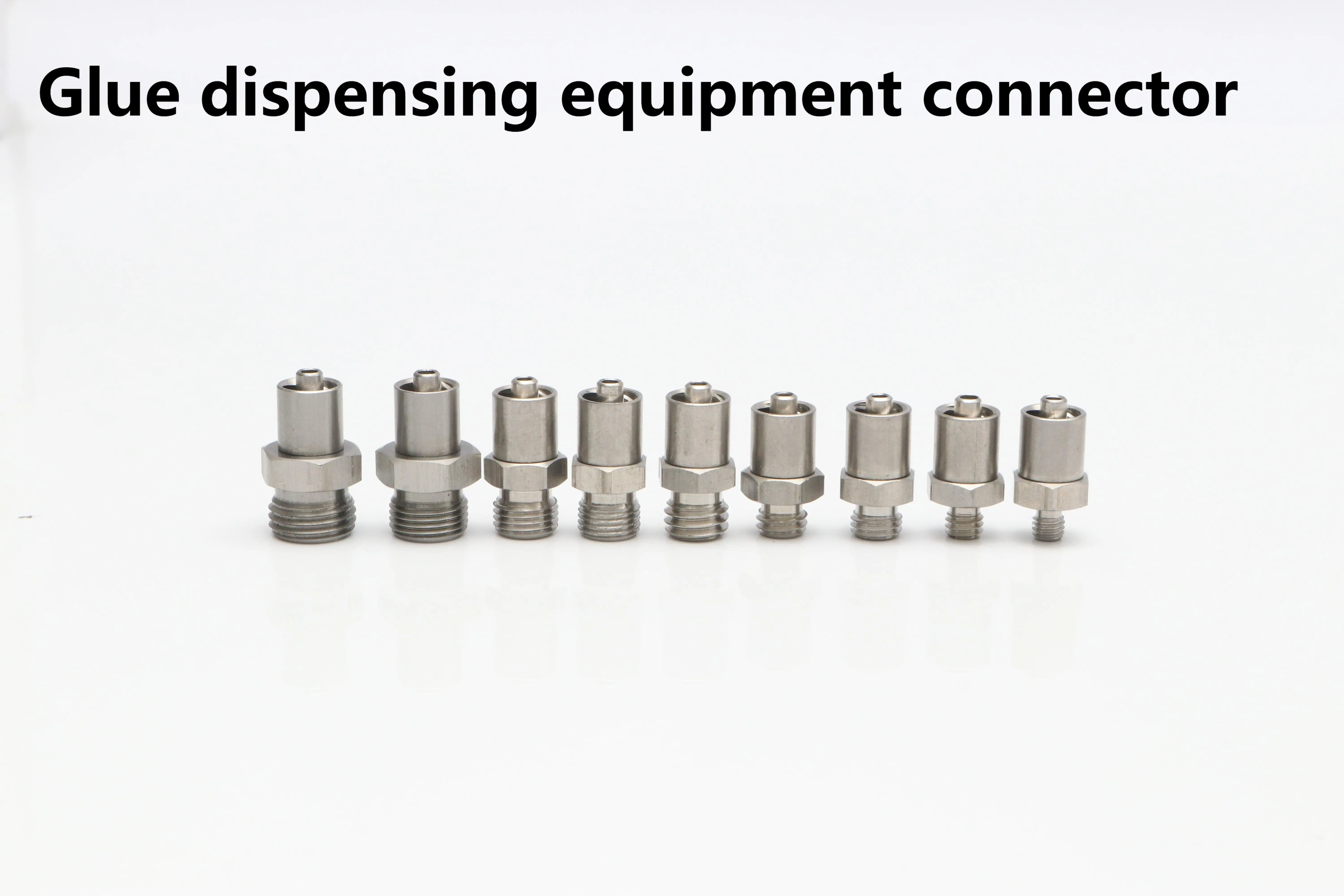 Multiple specifications of  metal 316 stainless steel dispensing adapters, pin tube adapters, dispensing equipment accessories