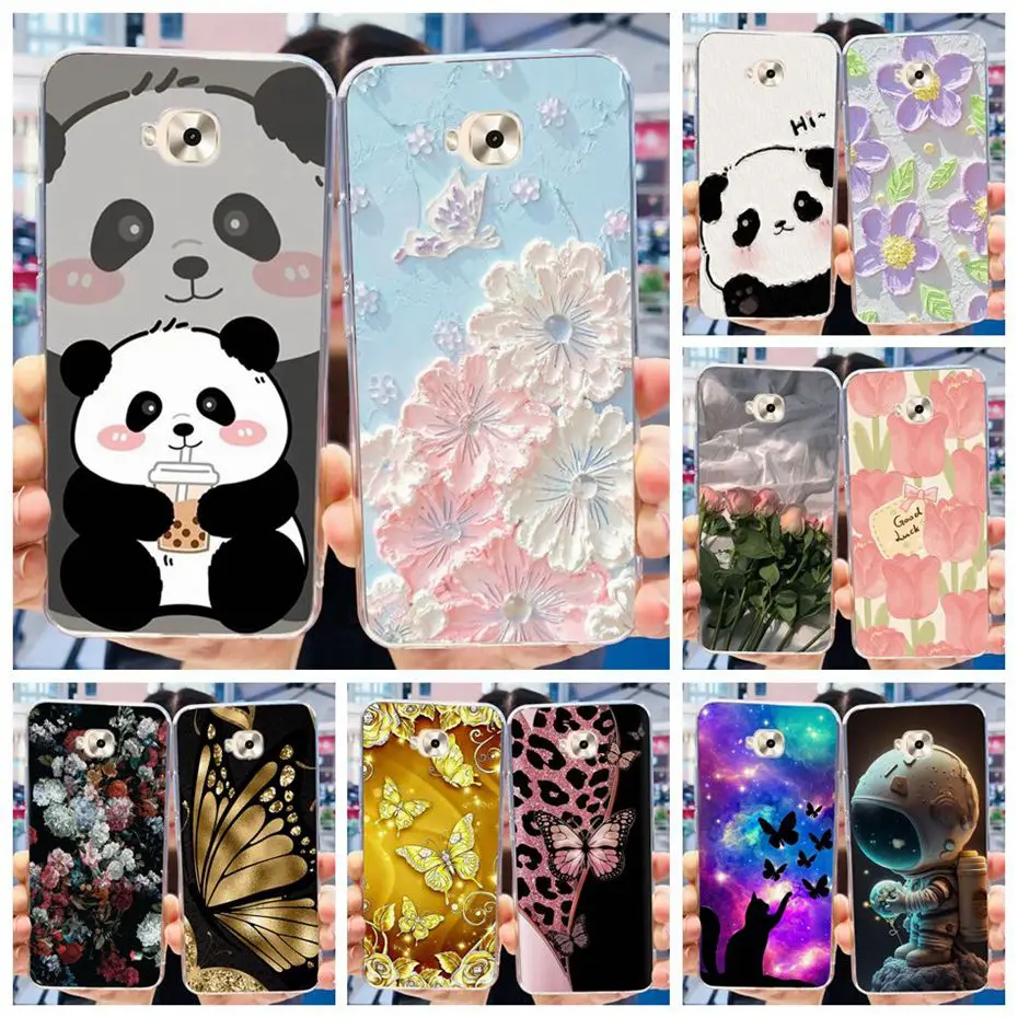 Lovely Printing Case For Asus Zenfone 4 Selfie ZB553KL ZD553KL Soft Silicone TPU Cover For Asus X00LD X00LDA X00LDB Phone Cases