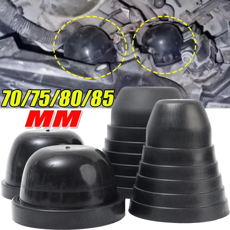 

Auto Headlight Rubber Dustproof Cover Waterproof Seal Cap Universal Flexible Housing Protector For LED Xenon Bulb Kit