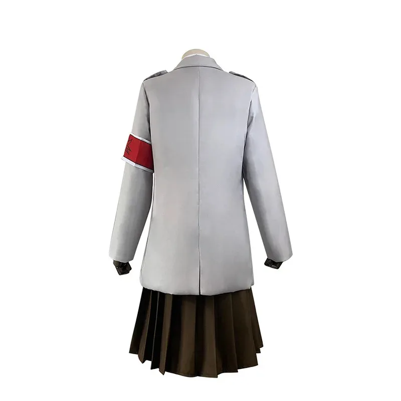 أنيمي هجوم على تي تان تأثيري حلي المحارب وحدة قطعة سترة Shingeki No Kyojin Eldian فستان مارلي العسكرية jk ؛ 6
