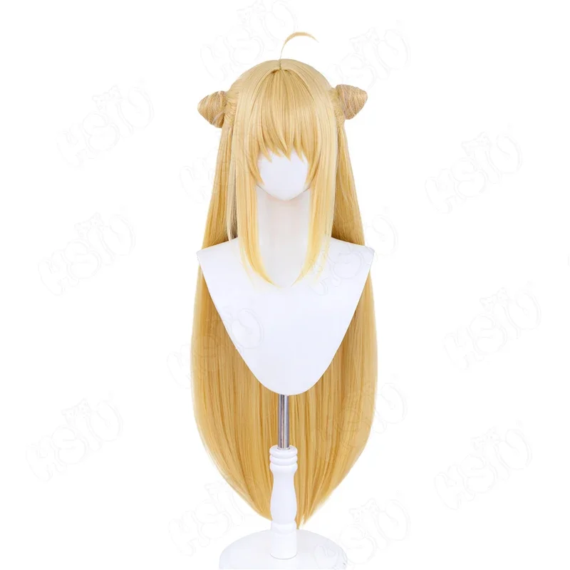 Anime hikikomari the vampire accommodated gandesblood cosplay wig gold long hair anime cosplay wig game cosplay wig