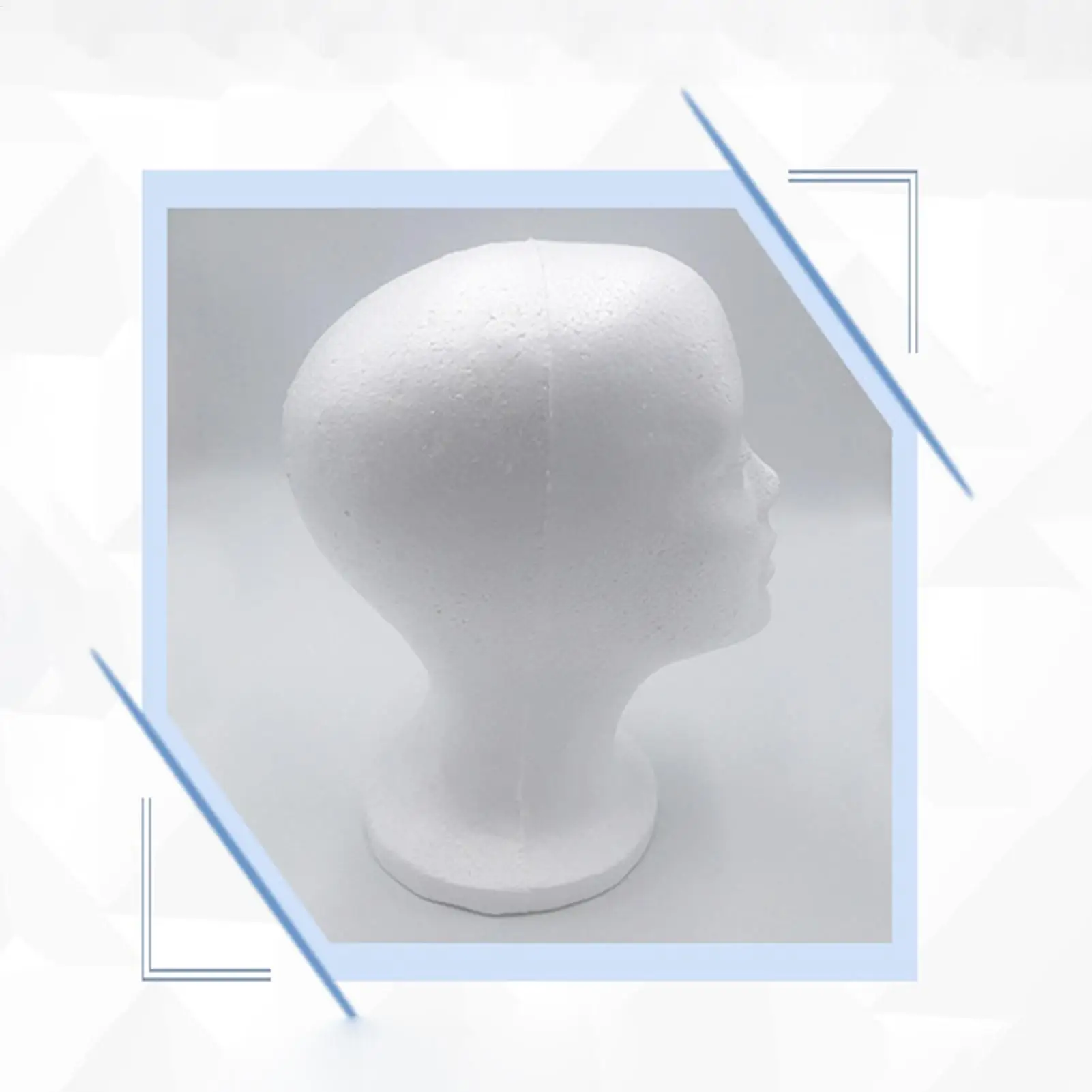 Foam Wig Head Model Mannequin for Hairpiece Display