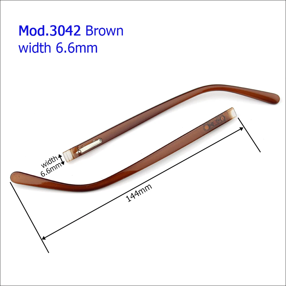 20pcs(10pairs) PC Sping Glasses Eyeglasses Temple Plastic Leg Tip Optical Frame Eyewear Repairing Parts Black Brown