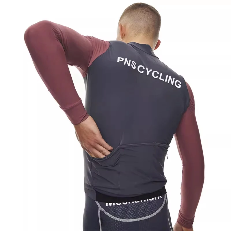 남성용 PNS 사이클링 긴 소매 저지, Maillot Ciclismo Hombre 프로 MTB 로드 레이스 자전거 의류, 통기성 빠른 건조 자전거 셔츠