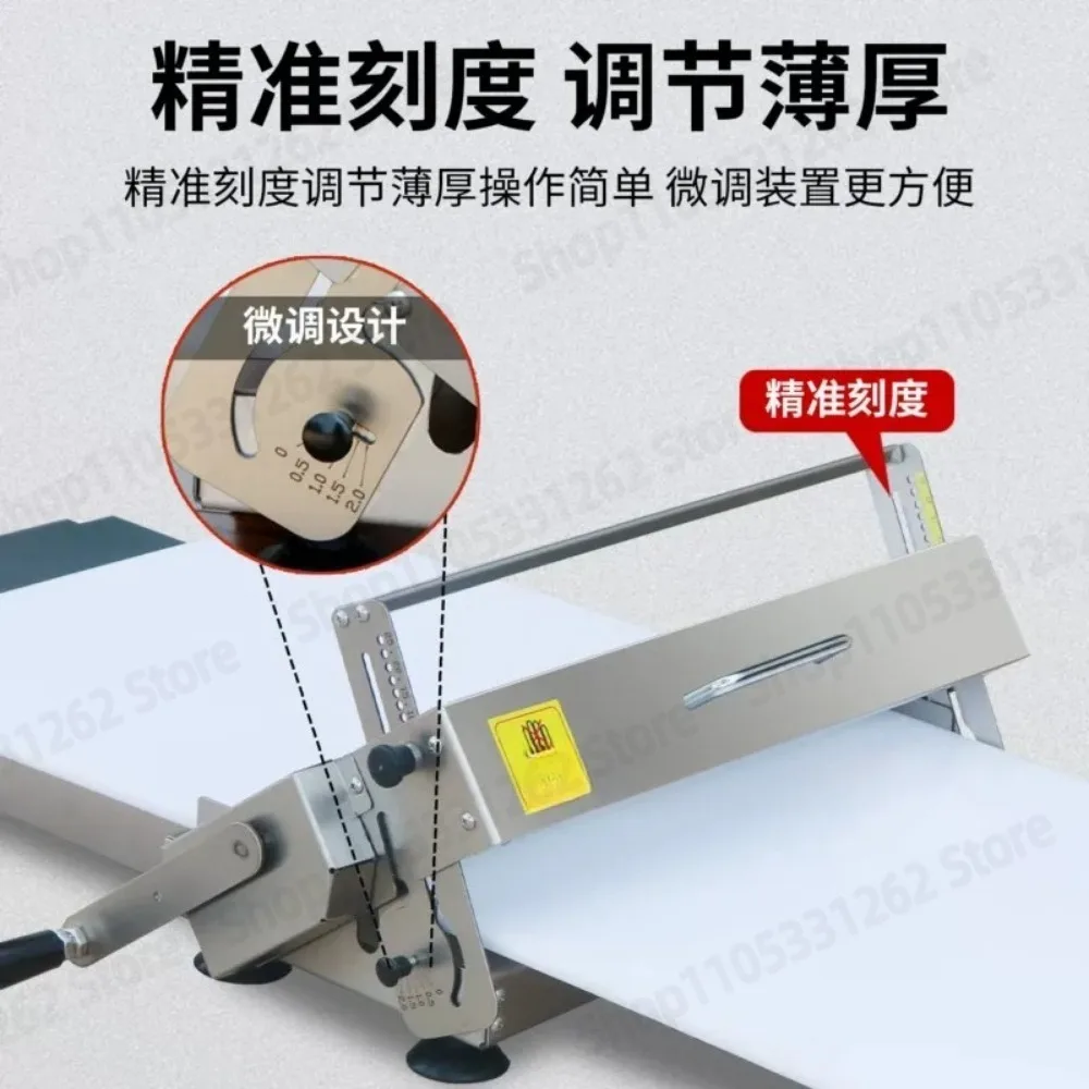 Desktop folding manual pastry sheeter croissant French egg tart skin forming machine kit set tool