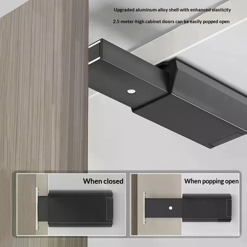 /PFU/Duty Magnetic Cabinet Door Push Opener Strong Suction High Elastic Rebound For Kitchen Wardrobes Hidden Doors Heavy
