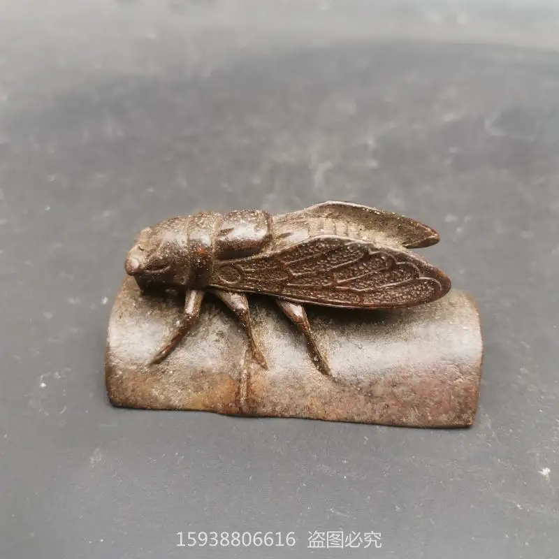 

Collection of Ancient Antiques: Pure Cicada, Scorpion, Snail, Retro Old Baojiang, Weigher, Pen Holder, Copper