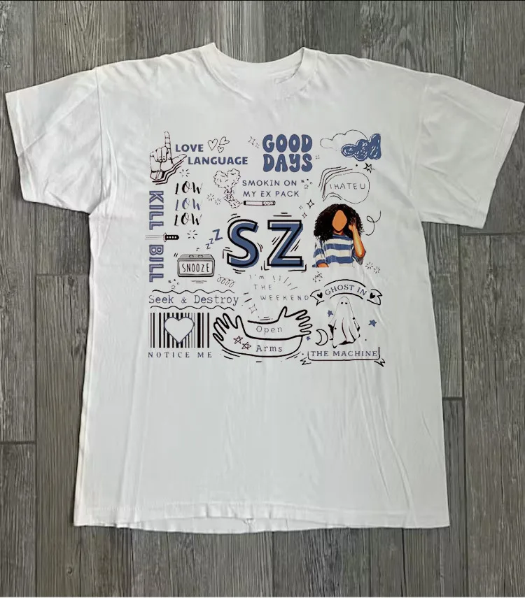 

SZA Good Days Sos Tour 2023 Album Gift for Sza Fans Lovers Unisex T-Shirt