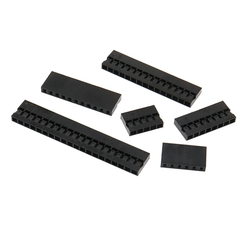 

50Pcs 2.0mm DuPont Plastic Shell Terminal Connector Single Row 1 X2P 3P 4P 5P 6P 7P 8P 10P 12P 14P 16P 18P 20 Pin