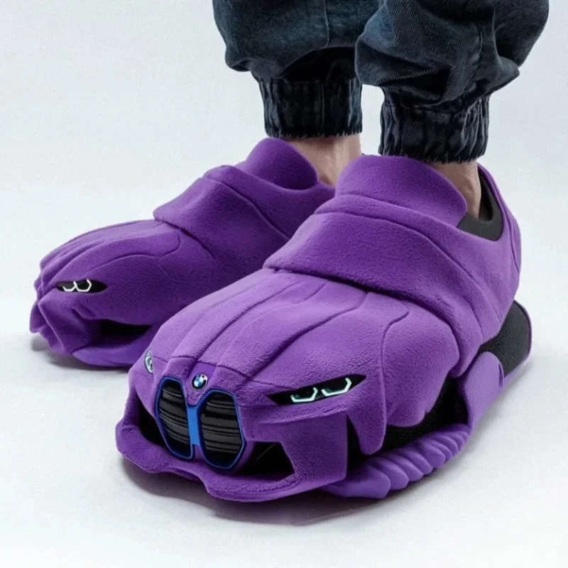 BMW Porsche racing plush slippers toy