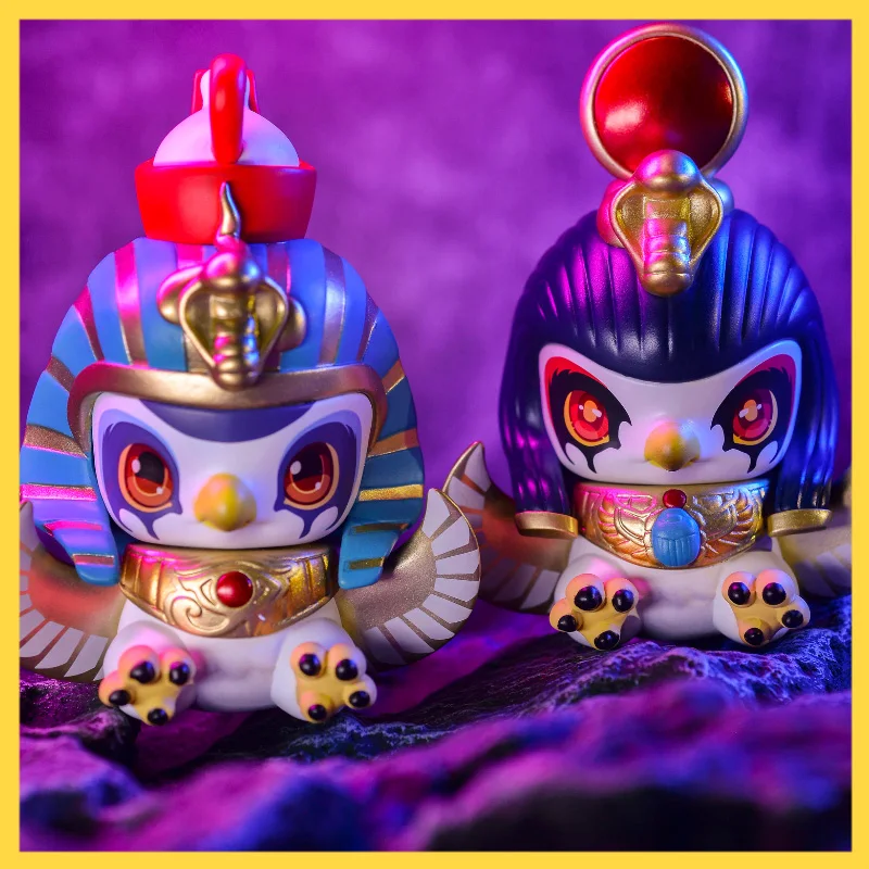 Cute Cartoon Anime AARU GARDEN Egypt Yalu Kindergarten Action Figure Dolls Toys Desktop Model Girl Gift