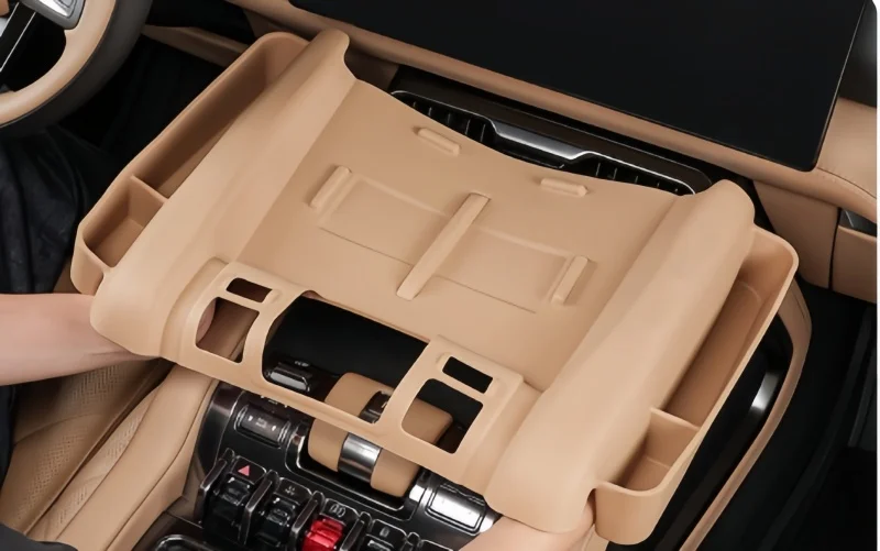 Car Center Console One-piece Silicone Pad Fit for BYD Leopard 8 Modified Auto Center Console Storage Box Car Upgrade Parts