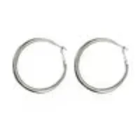 Classic Simple Geometric Round Big Stainless Steel Hoop Earrings for Women Exaggeration Circle Bride Earrings Jewelry Accessory - Image 5
