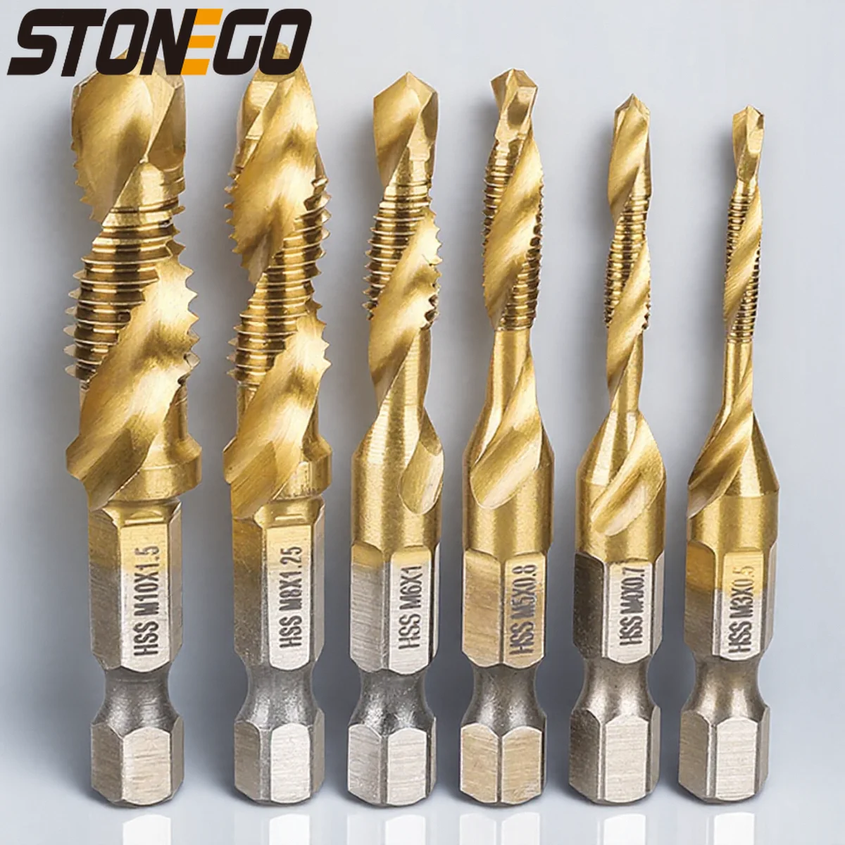 

Сверло-насадка HSS4341 M3-M10 со спиральной канавкой для сверления дерева, пластика, алюминия, ручной инструмент для эффективной резки