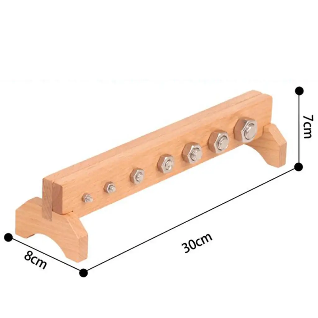 Montessori zintuiglijk speelgoed Schroef en set Montessori houten educatief speelgoed