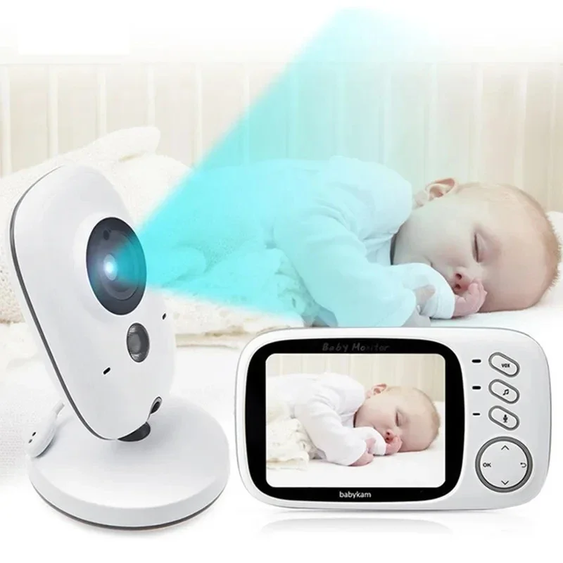 VB603 Baby Monitor Wireless Security Protection Video Surveillance With Temperature Display Screen Two Way Audio Indoor Camera