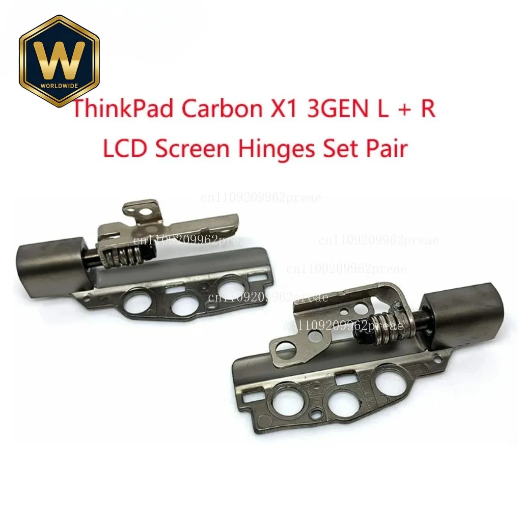 

S Replacement Laptop LCD Screen Hinges Set (L+R) For Lenovo IBM ThinkPad Carbon X1 3GEN - DC1830RC0530 DC1830LC0530