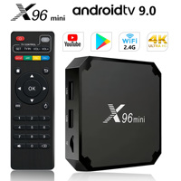 X96 Mini Smart TV BOX Android Allwinner H313 Quad Core A35 Support Google 4K 30 Fps HDR WiFi 2.4GHz 1GB RAM 8GB Rom Media Player