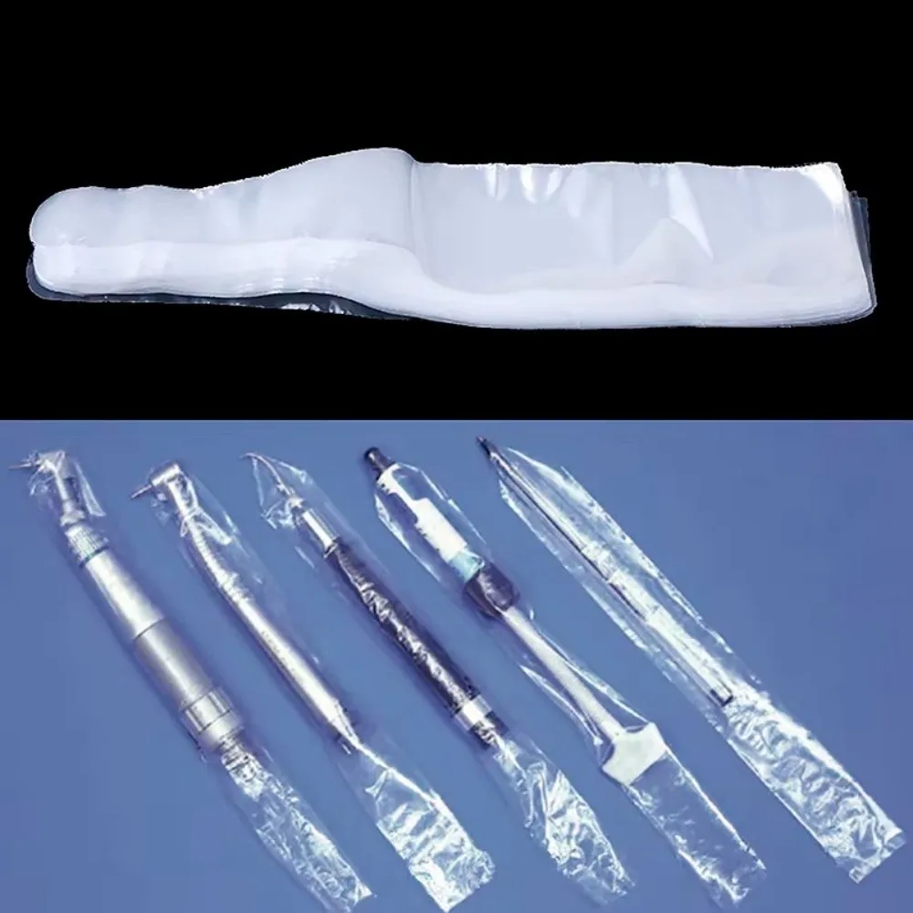 100PCS Plastic Dental Endoscope Covers Disposable Anti-Pollution Disposable Intraoral Camera Cover Protective Barrier