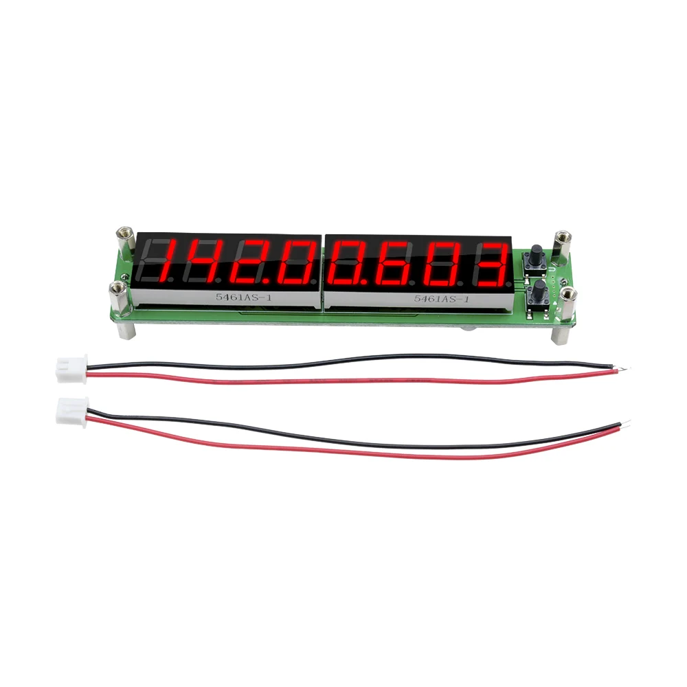 0.1 to 60MHz 20MHz to 2400MHZ 2.4GHz RF Signal Frequency Counter Cymometer Meter Tester 8 Bit Tube LED Red/Green/Blue