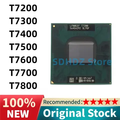 코어 2 듀오 CPU 노트북 프로세서 PGA 478 DIY, T7300 T7500 T7700 T8100 T8300 T9400 P8700 P8600 P8800 P8400