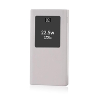 PowerBank Casing 20000mAh Mobile Builts in Cable PD22.5W Quick LCD Display Shell