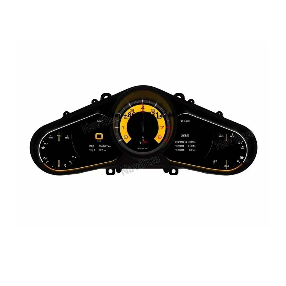 NaviHua 12.3 Inch Auto Meter for  Panamera 2010 2016 Car Digital Cluster Instrument LCD Dashboard Cockpit Speedometer New