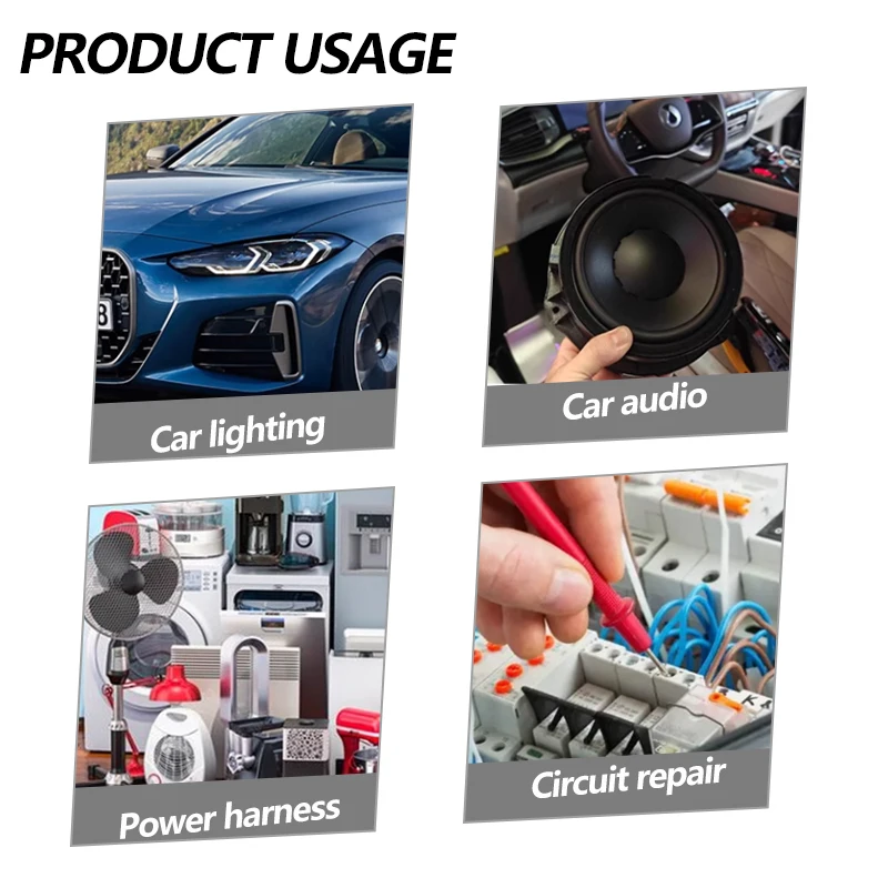 2 - 100 متر AVSS سلك السيارة 22 20 18 16 14 13AWG PVC مكبر صوت تلقائي كابل تعديل الصوت مرن سلك طاقة من النحاس النقي #6