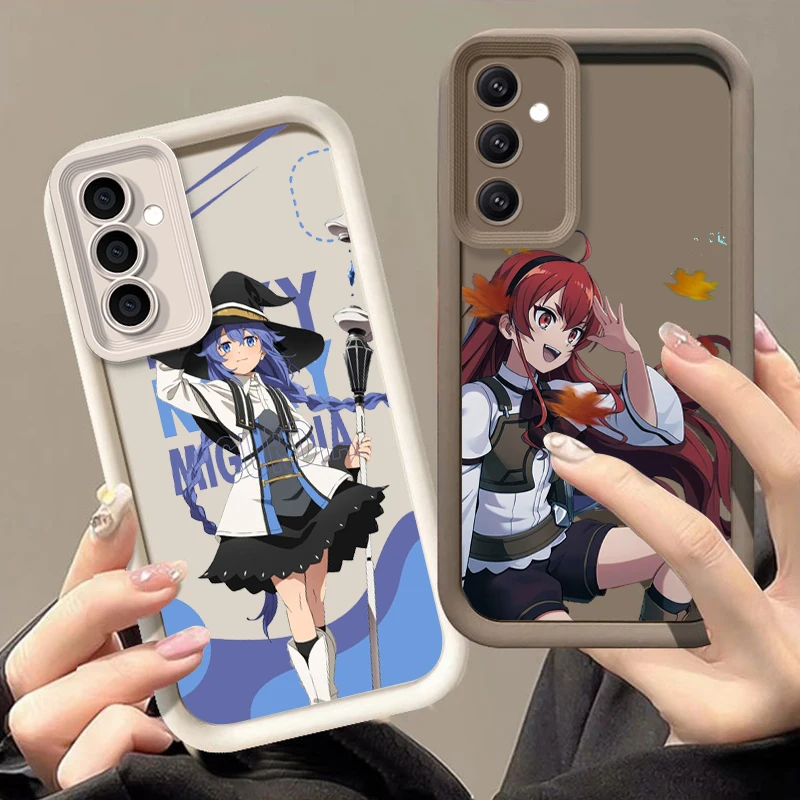 Anime Mushoku Tensei For Redmi Note 13 12 11 10 9 Pro Plus 5G POCO F3 F4 F5 X3 X4 X5 GT Soft Eye Ladder Phone Case