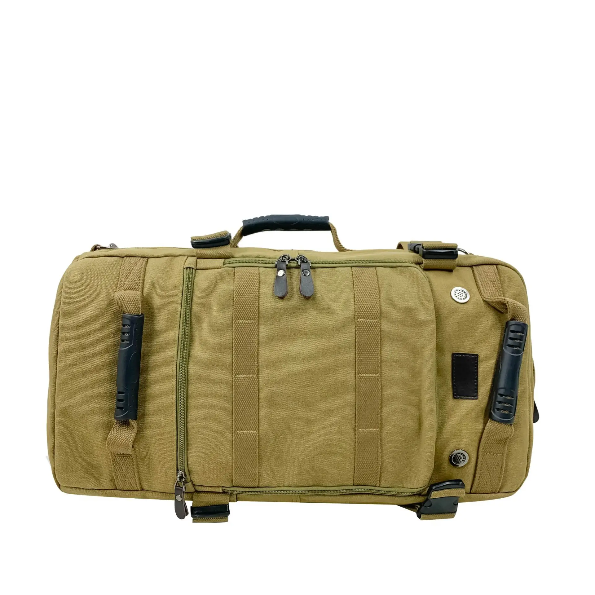 multifunctional large capacity women's travel backpack outdoor oversized men's canvas backpack