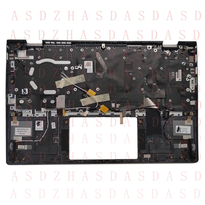 Z  For DELL Insprion 14 5410 5415 Laptop Backlit Keyboard Palmrest Upper Case Gray