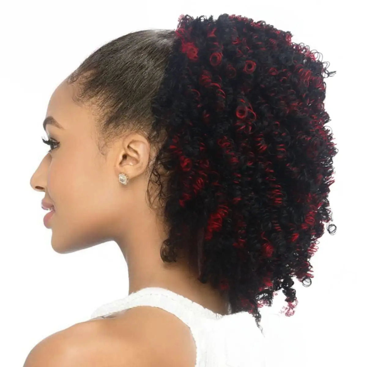 Afro Puff Kinky Curly Drawstring Ponytail Bun Extension for Black Women Synthetic Short Afro Kinkys Curly Afro Hairpieces Gifts