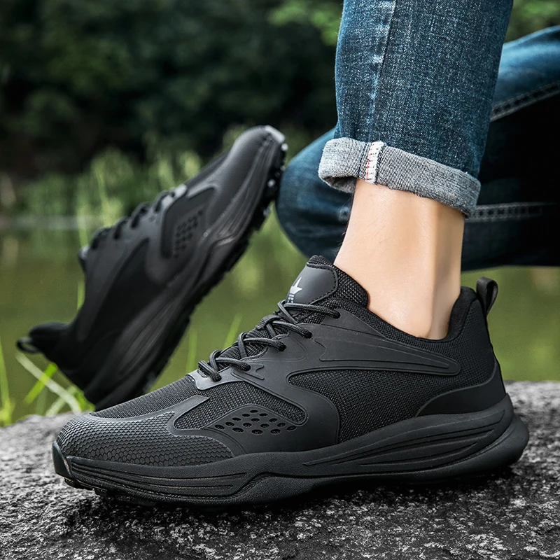 

Men Climbing Boots Outdoor Wear Resistant Hiking Shoes Men Breathable Running Shoes Non-slip Travel Casual comfortable Sneakers